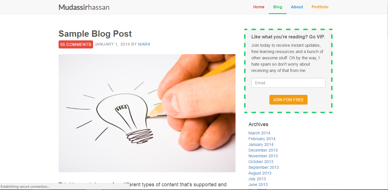 Blog Page